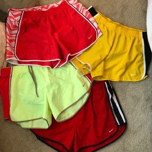 BUNDLE four pairs of Nike shorts!
